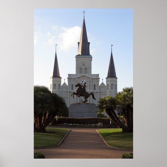 Kathedrale St. Louis, New Orleans Poster (Vorne)