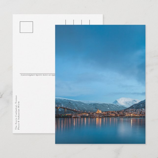 Kathedrale Tromso Postkarte (Vorne/Hinten)