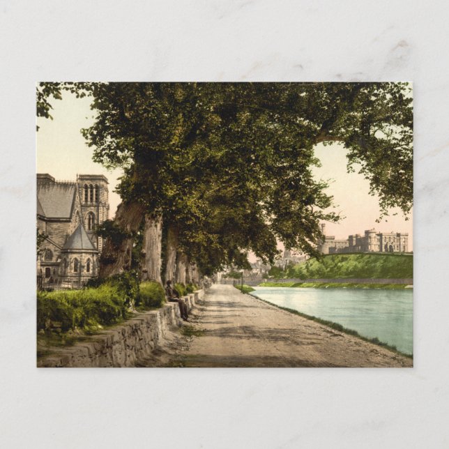 Kathedrale und Burg, Inverness, Schottland Postkarte (Vorderseite)