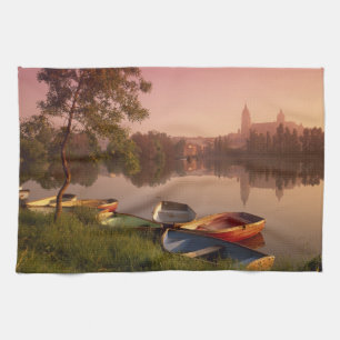 Kathedrale und Fluss Tormes, Salamanca, Kastilien Handtuch