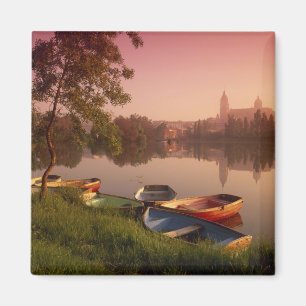Kathedrale und Fluss Tormes, Salamanca, Kastilien Magnet
