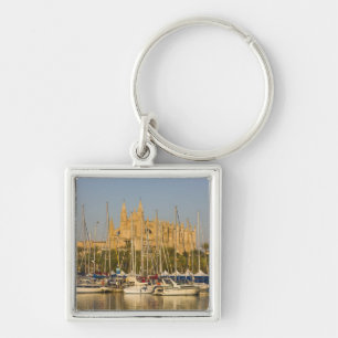 Kathedrale und Marina, Palma, Mallorca, Spanien 2 Schlüsselanhänger