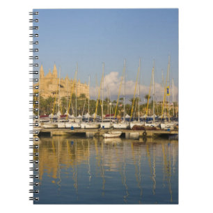 Kathedrale und Marina, Palma, Mallorca, Spanien Notizblock