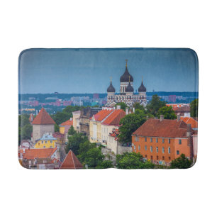 Kathedrale und Stadtbild  Estland Badematte