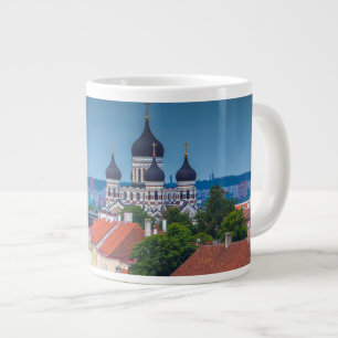 Kathedrale und Stadtbild Estland Jumbo-Tasse