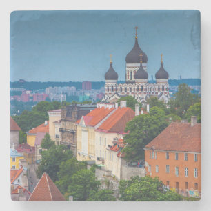Kathedrale und Stadtbild Estland Steinuntersetzer