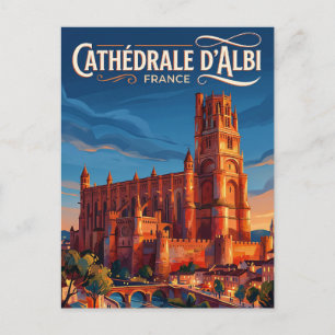 Kathedrale von Albi Frankreich Postkarte