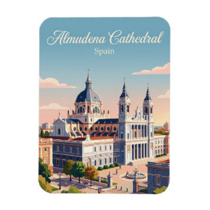 Kathedrale von Almudena Spanien Magnet