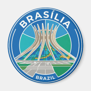 Kathedrale von Brasília Brasilien Magnet