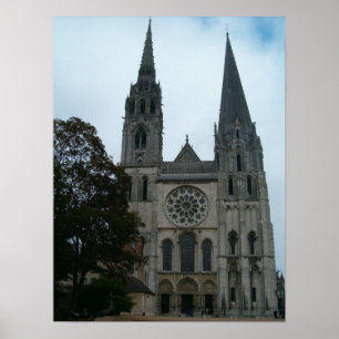 Kathedrale von Chartres Poster