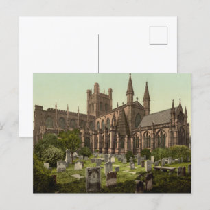 Kathedrale von Chester, Cheshire, England Postkarte