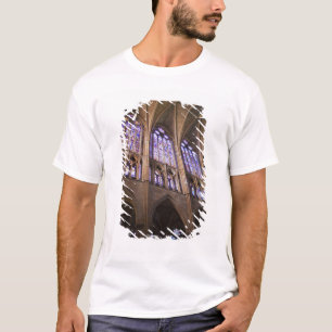 Kathedrale von Leon, Innenraumfenster aus Buntglas T-Shirt