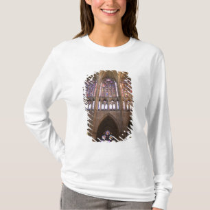 Kathedrale von Leon, Innenraumfenster aus Buntglas T-Shirt