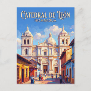 Kathedrale von León Nicaragua Postkarte