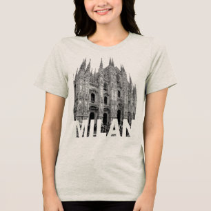 Kathedrale von Mailand, Lombardei Tri-Blend Shirt