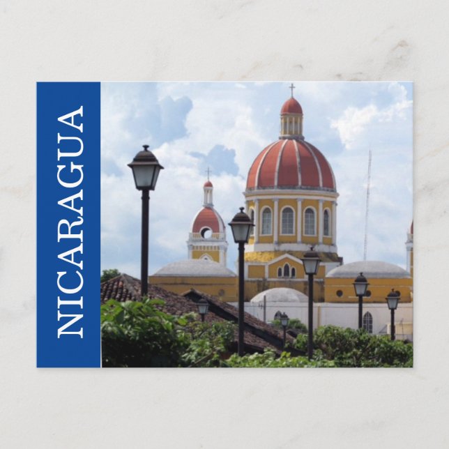 Kathedrale von Nicaragua Postkarte (Vorderseite)