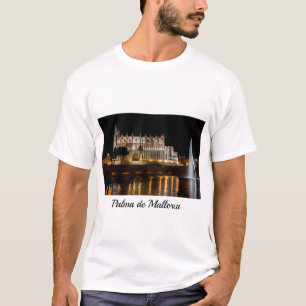 Kathedrale von Palma de Mallorca bei Nacht - Spani T-Shirt