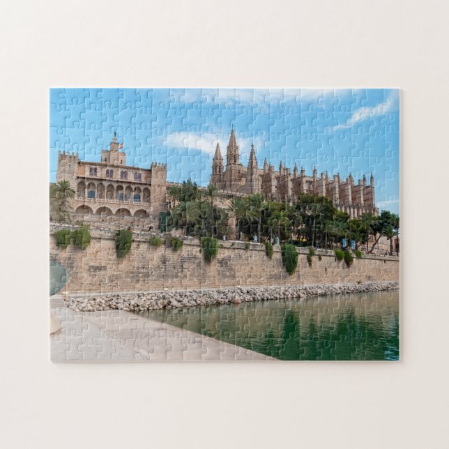 Kathedrale von Palma de Mallorca und Almudaina Puzzle (Horizontal)