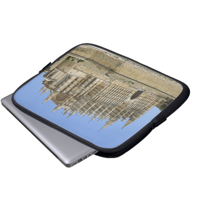Kathedrale von Palma Laptopschutzhülle (Vorne Knopf)