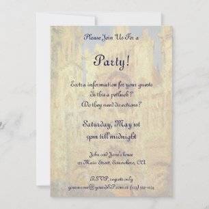 Kathedrale von Rouen, Sonnenuntergang von Claude M Einladung