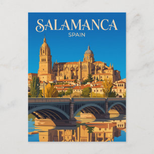Kathedrale von Salamanca Spanien Postkarte