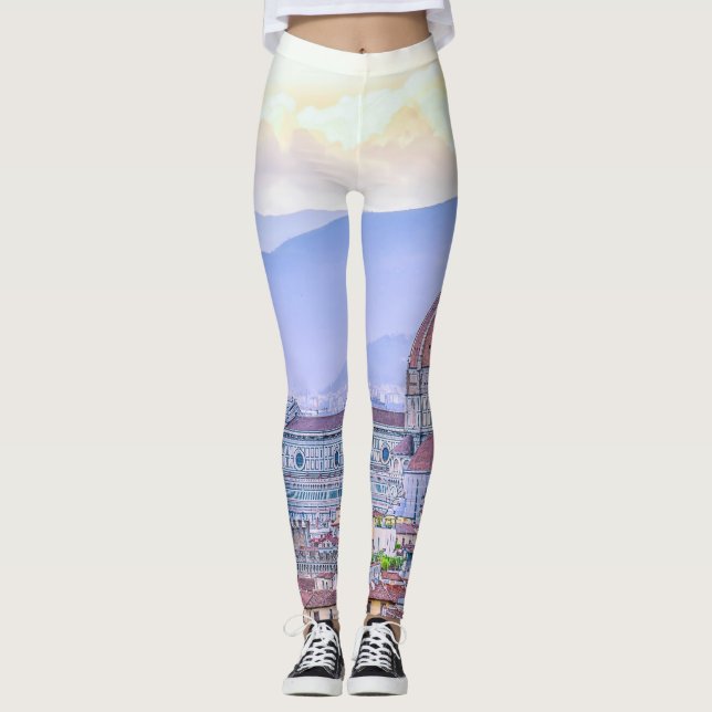 Kathedrale von Santa Maria del Fiore Kunstwerk| Leggings (Vorderseite)