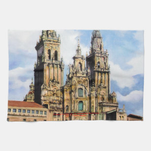 Kathedrale von Santiago Compostela Von ,(Zu Handtuch