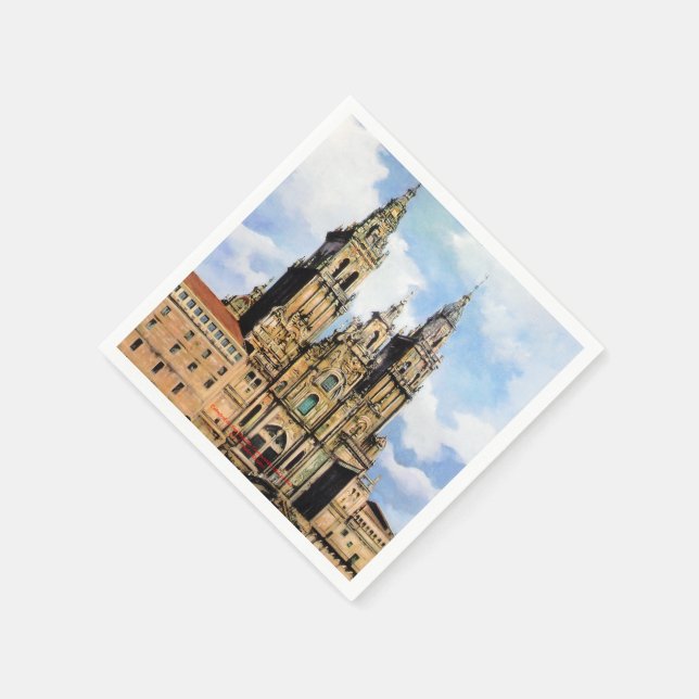 Kathedrale von Santiago Compostela Von ,(Zu Serviette (Ecke)