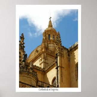 Kathedrale von Segovia Poster