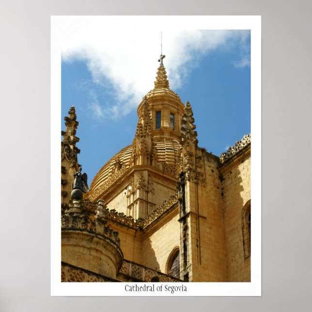 Kathedrale von Segovia Poster (Vorne)