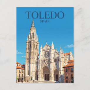 Kathedrale von Toledo Spanien Postkarte