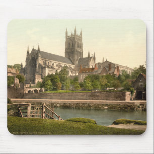 Kathedrale von Worcester II, Worcestershire, Engla Mousepad