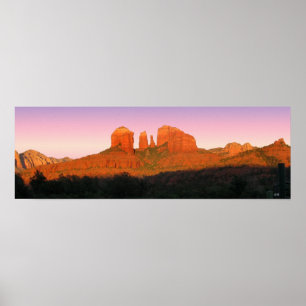 Kathedralen-Felsen Sedona Panorama Poster