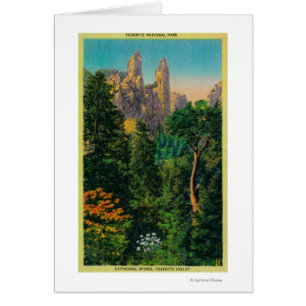 Kathedralen-Helme und Yosemite-Tal