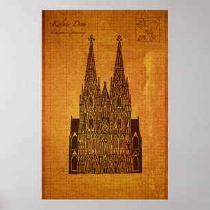 Kathedralen: Hohe Domkirche St. Peter und Maria Poster