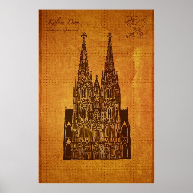 Kathedralen: Hohe Domkirche St. Peter und Maria Poster (Vorne)
