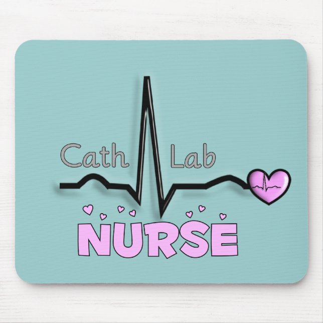 Kathedralen-Labrador-Krankenschwester-Geschenke Mousepad (Vorne)