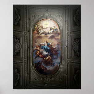 Kathedralendecke, Rom Poster