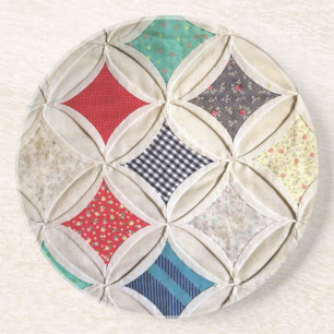 Kathedralenfenster-Quiltmuster Getränkeuntersetzer