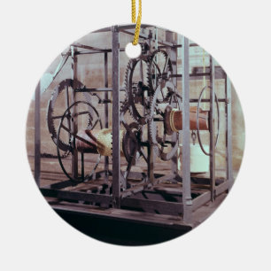 Kathedralenuhr hergestellt für den Turm in Keramikornament