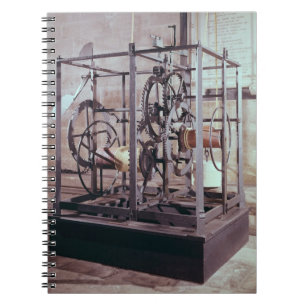 Kathedralenuhr hergestellt für den Turm in Notizblock