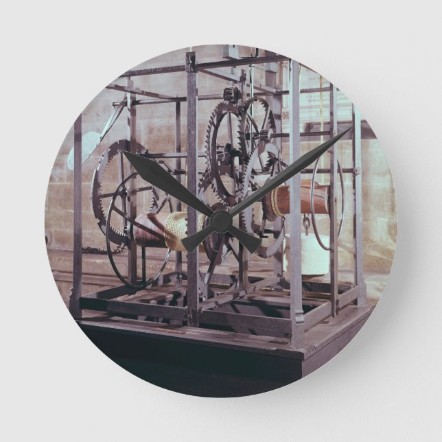 Kathedralenuhr hergestellt für den Turm in Runde Wanduhr (Vorderseite)