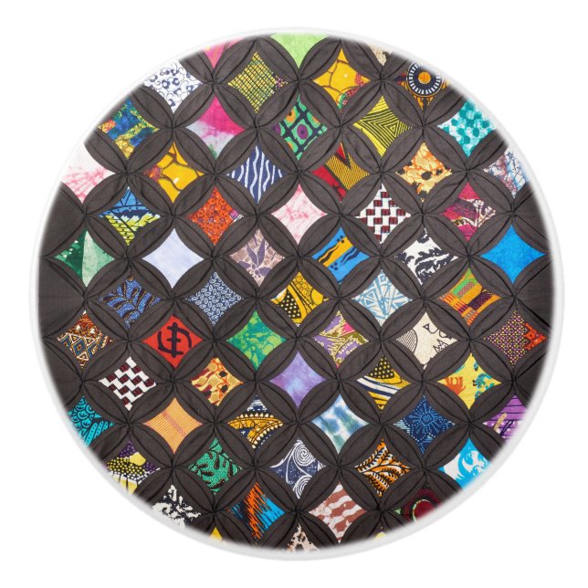 Kathedralfenster Keramikknauf (Vorderseite)