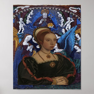 KATHERINE HOWARD KÖNIGIN VON ENGLAND & VERKÜNDIGUN POSTER