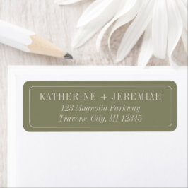 Katherine | Kurierte Farben | Hochzeitsadresse