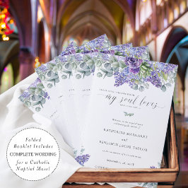 Katherine Lavender Katholic Wedding Mass Program