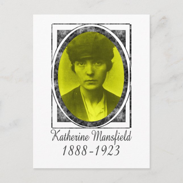 Katherine Mansfield Postkarte (Vorderseite)