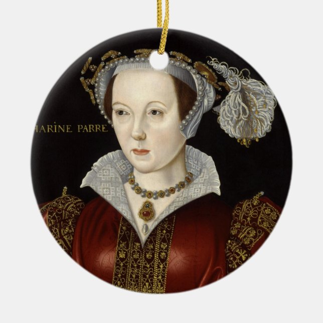 Katherine-Parr-/Henryviii Verzierung Keramikornament (Vorne)