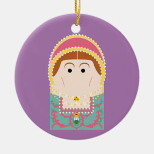 Katherine Parr Tudor Queen Keramik Ornament