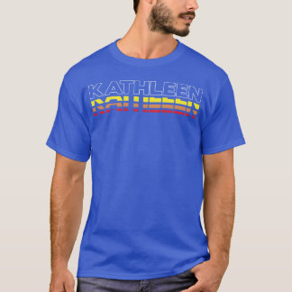 Kathleen Vorname Lustig Vintage Sonnenuntergang Ka T-Shirt